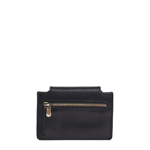 O MY BAG - HARMONICA WALLET Black Classic Leather - WERTE FREUNDE