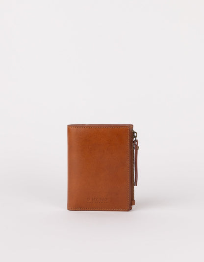 O MY BAG - JAMIE WALLET Cognac Classic Leather - WERTE FREUNDE