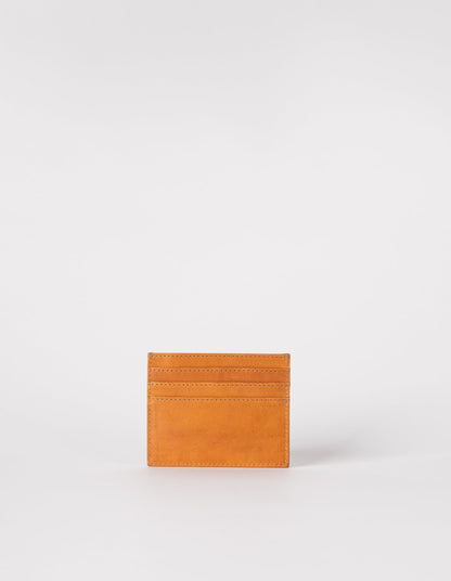 O MY BAG - MARK'S CARDCASE MAXI Cognac Classic Leather - WERTE FREUNDE