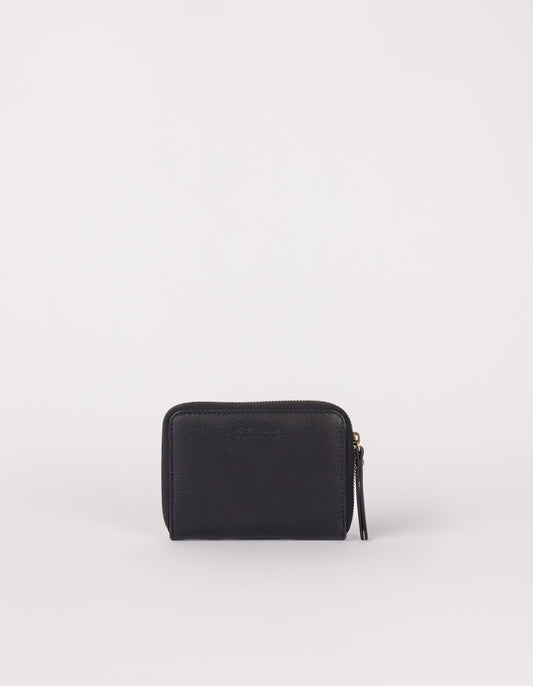 O MY BAG - ROBBIE WALLET Soft Grain Black - WERTE FREUNDE