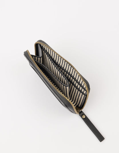 O MY BAG - ROBBIE WALLET Soft Grain Black - WERTE FREUNDE