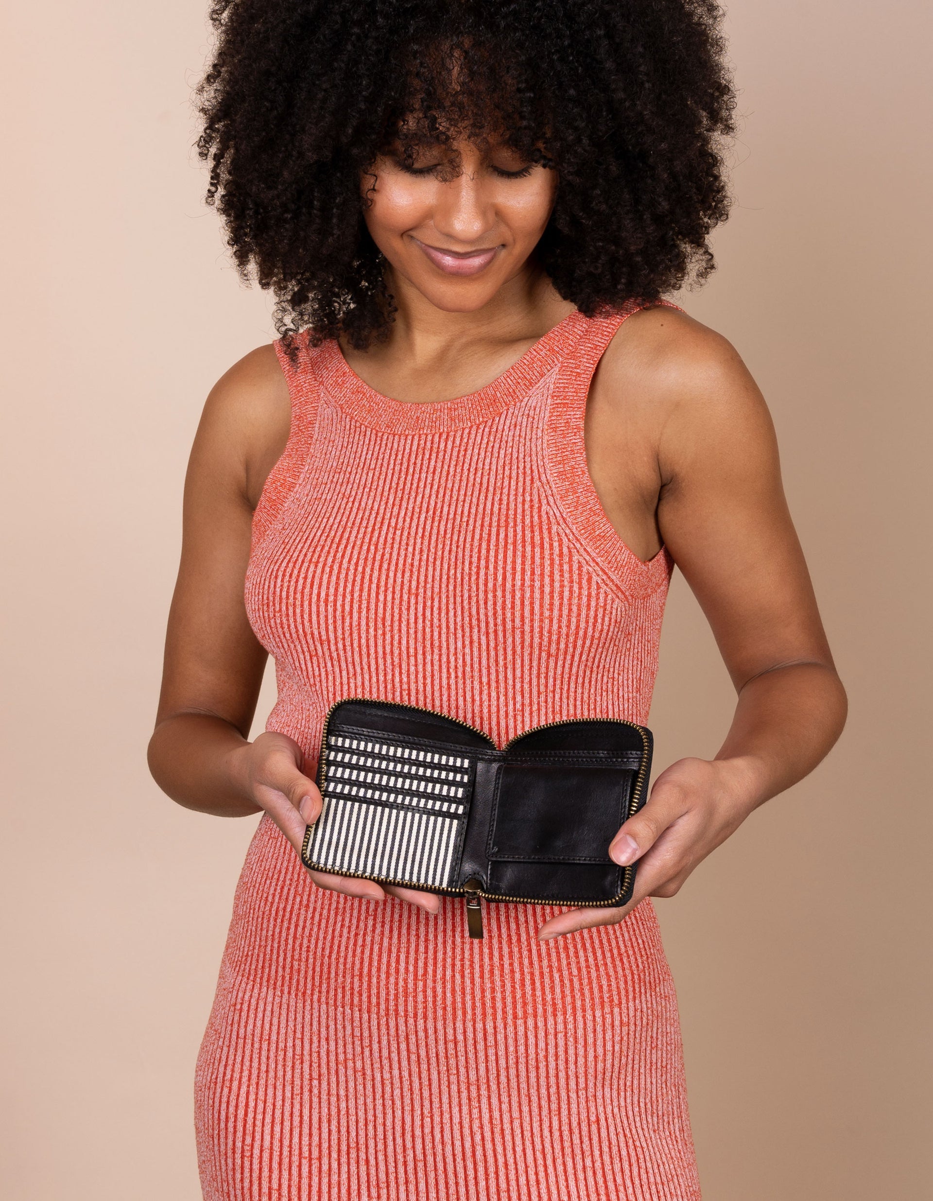 O MY BAG - SONNY SQUARE WALLET Stromboli Black - WERTE FREUNDE