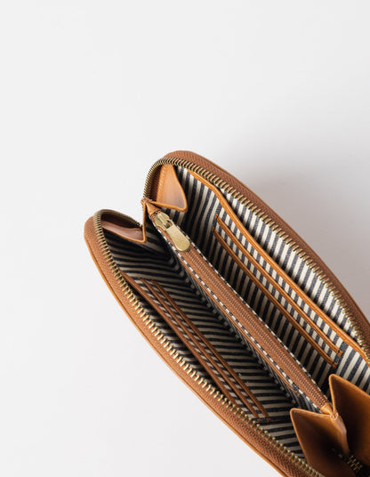 omybag - Blake Wallet Cognac Classic Leather - WERTE FREUNDE