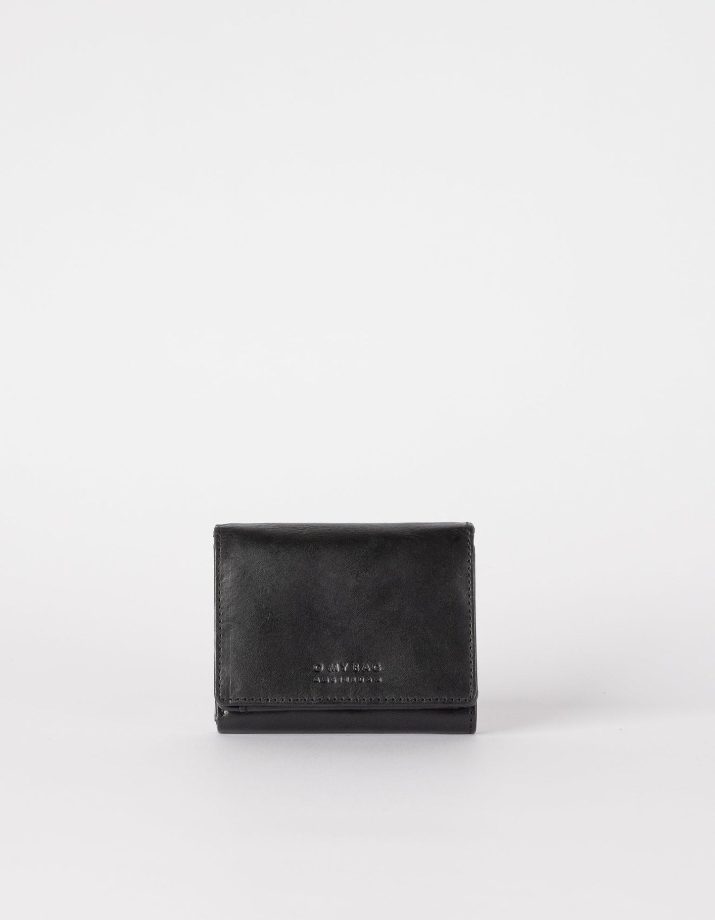 omybag - Ollie Wallet Black Classic Leather - WERTE FREUNDE
