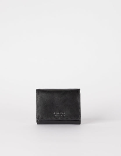 omybag - Ollie Wallet Black Classic Leather - WERTE FREUNDE