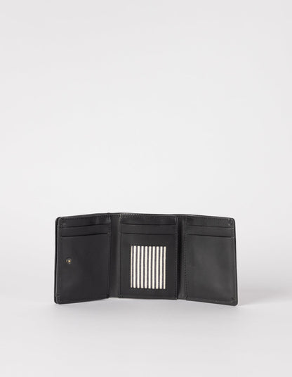 omybag - Ollie Wallet Black Classic Leather - WERTE FREUNDE