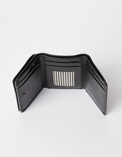 omybag - Ollie Wallet Black Classic Leather - WERTE FREUNDE
