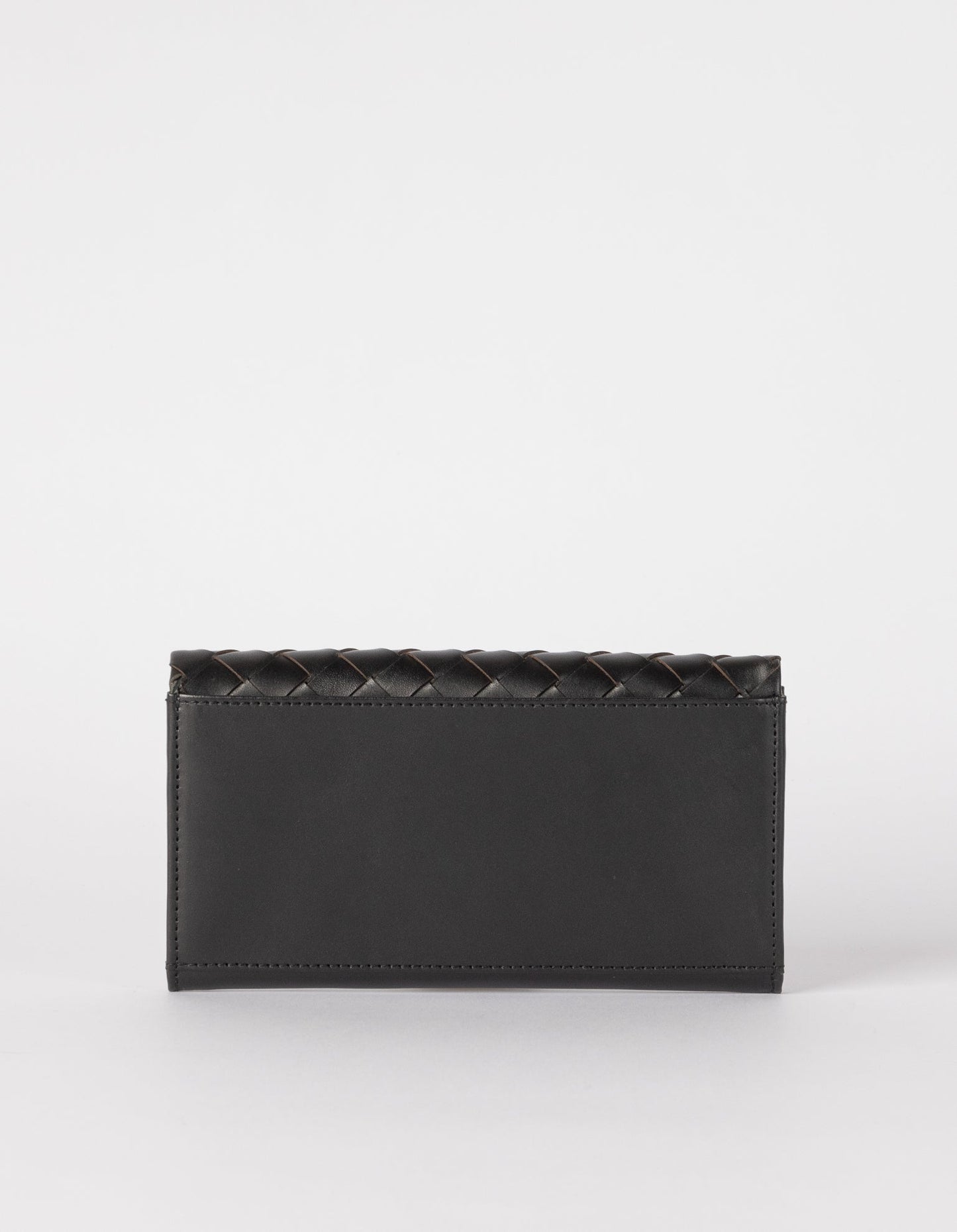 omybag - PAU'S POUCH Black Woven Classic Leather - WERTE FREUNDE