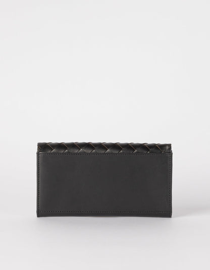 omybag - PAU'S POUCH Black Woven Classic Leather - WERTE FREUNDE