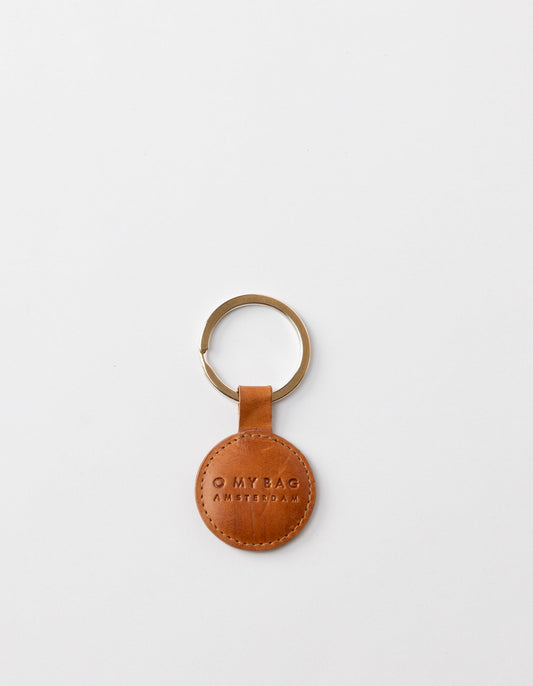 omybag - Keyring Cognac Classic Leather - WERTE FREUNDE