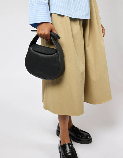 O MY BAG - Coco Croissant - Black Soft Grain - WERTE FREUNDE