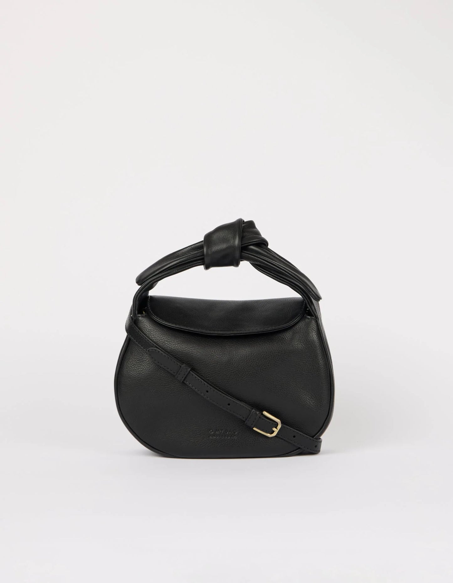 O MY BAG - Coco Croissant - Black Soft Grain - WERTE FREUNDE
