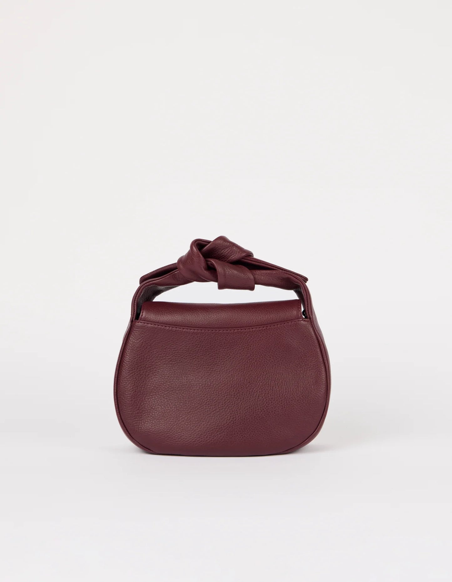 O MY BAG - Coco Croissant - Dark Cherry Soft Grain - WERTE FREUNDE