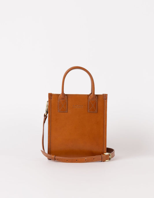 O MY BAG - JACKIE MINI BAG Classic Cognac - WERTE FREUNDE