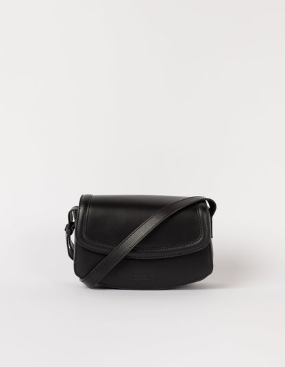 O MY BAG - KENDALINI Black Classic Leather - WERTE FREUNDE