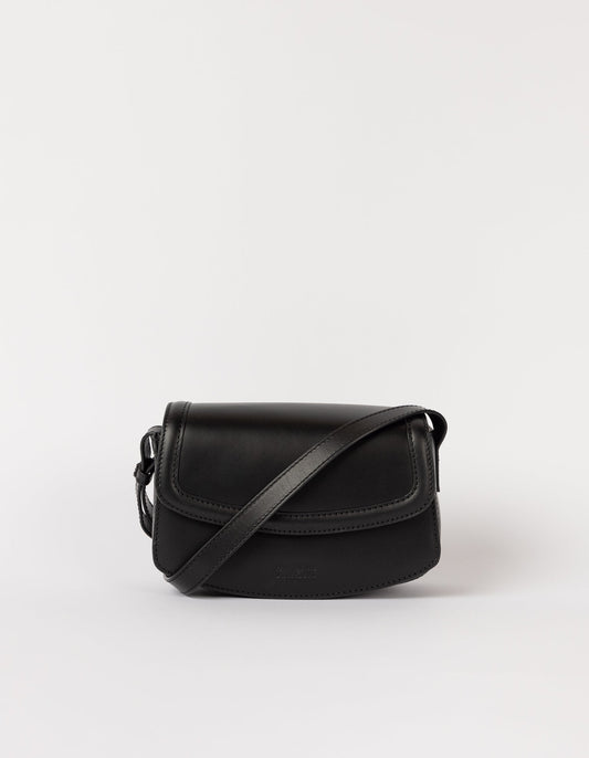 O MY BAG - KENDALINI Black Classic Leather - WERTE FREUNDE