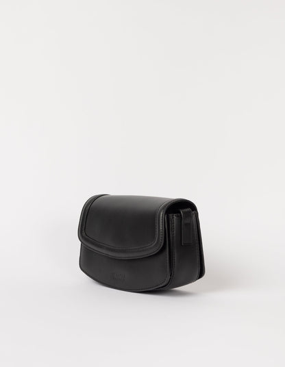 O MY BAG - KENDALINI Black Classic Leather - WERTE FREUNDE