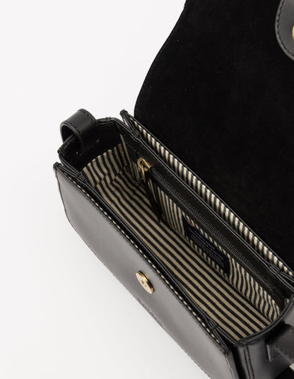 O MY BAG - KENDALINI Black Classic Leather - WERTE FREUNDE