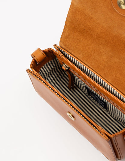 O MY BAG - KENDALINI Cognac Classic Leather - WERTE FREUNDE