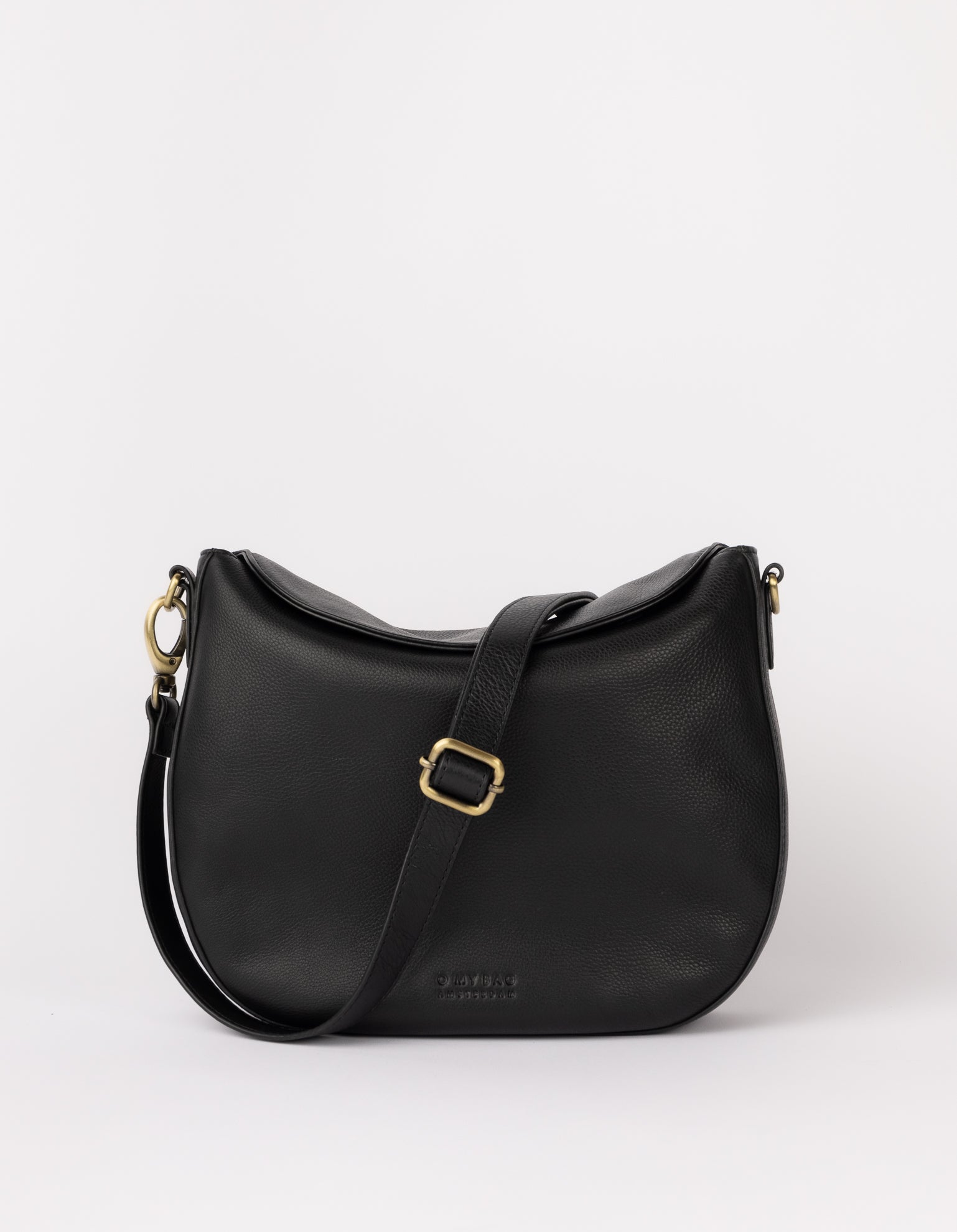 O MY BAG - LANA Black Soft Grain Leather - WERTE FREUNDE