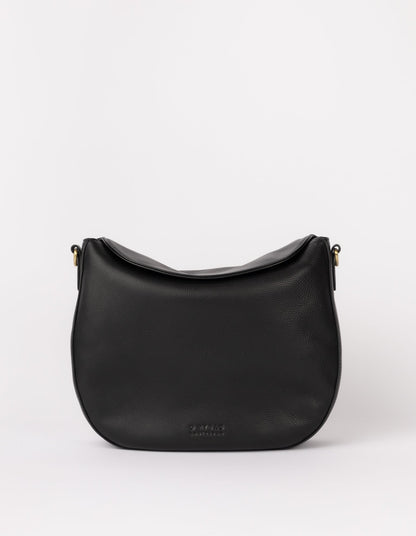 O MY BAG - LANA Black Soft Grain Leather - WERTE FREUNDE