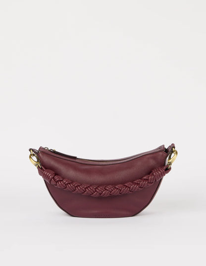 O MY BAG - Leo - Dark Cherry Soft Grain Leather - WERTE FREUNDE