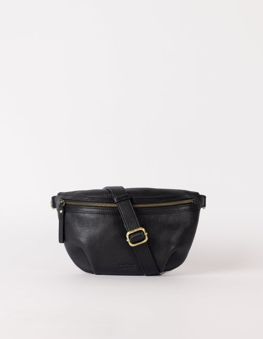 O MY BAG - MILO BAG Black Soft Grain Leather - WERTE FREUNDE