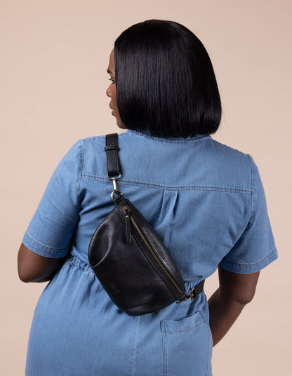 O MY BAG - MILO BAG Black Soft Grain Leather - WERTE FREUNDE