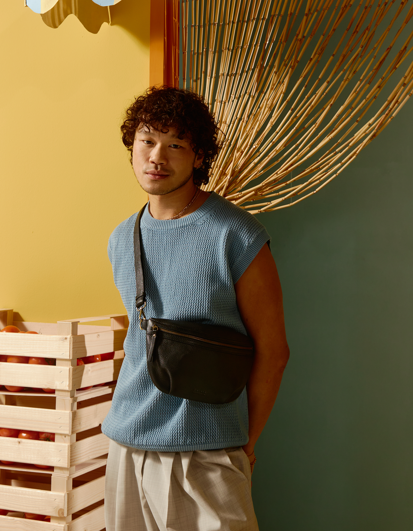 O MY BAG - MILO BAG Black Soft Grain Leather - WERTE FREUNDE