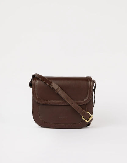 O MY BAG - Nina - Chocolate Classic Leather - WERTE FREUNDE