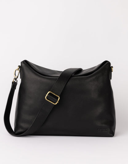 O MY BAG - SIENNA Soft Grain Black - WERTE FREUNDE