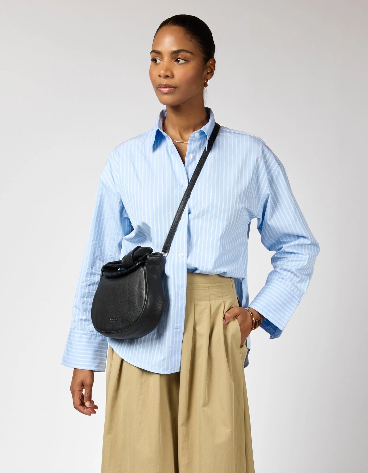 O MY BAG - Coco Croissant - Black Soft Grain - WERTE FREUNDE