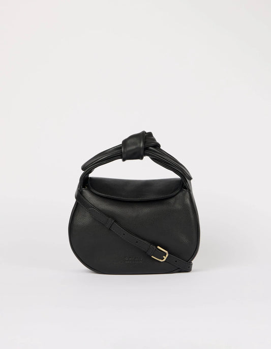 O MY BAG - Coco Croissant - Black Soft Grain - WERTE FREUNDE