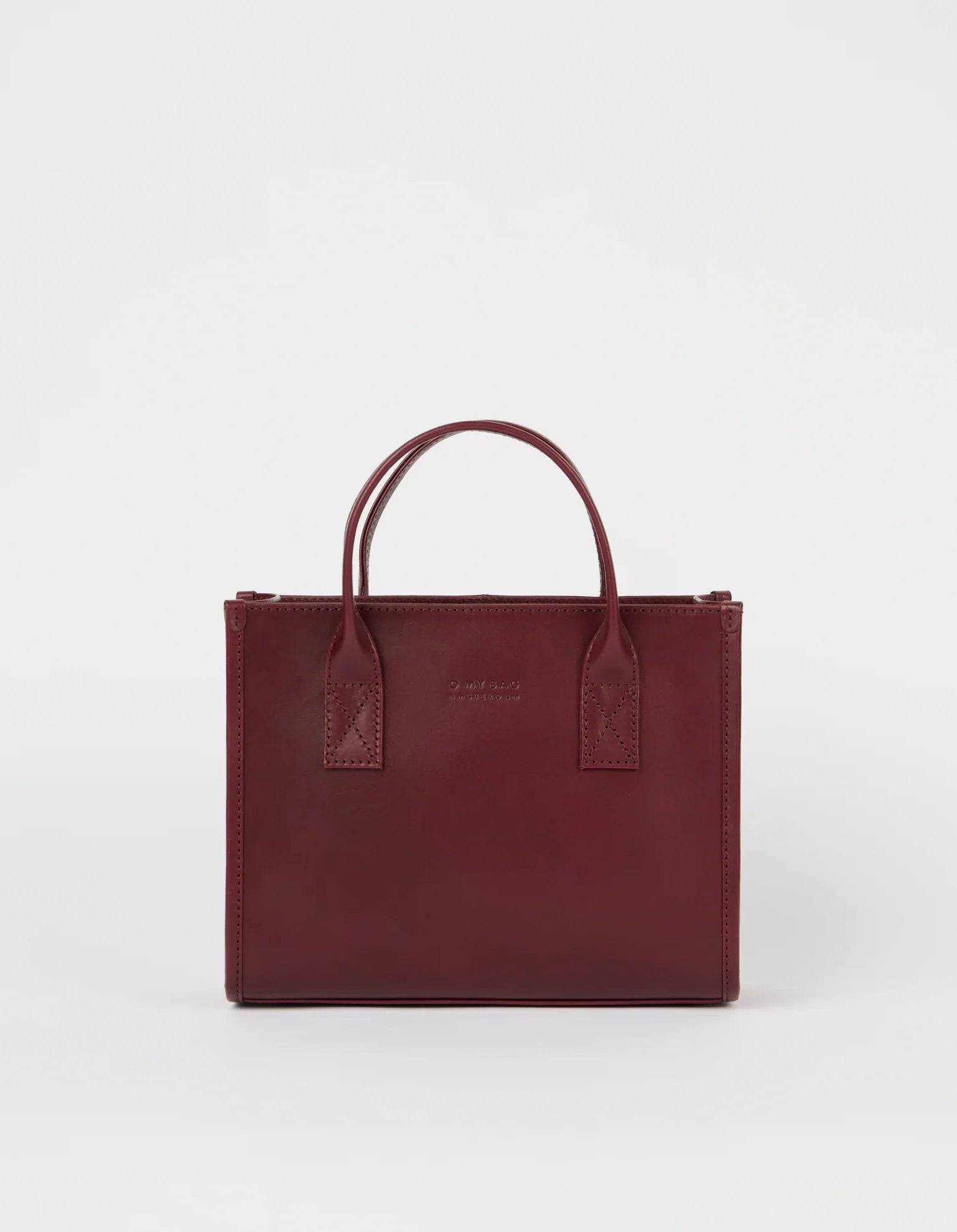 O MY BAG - Jackie Midi - Dark Cherry Classic Leather - WERTE FREUNDE