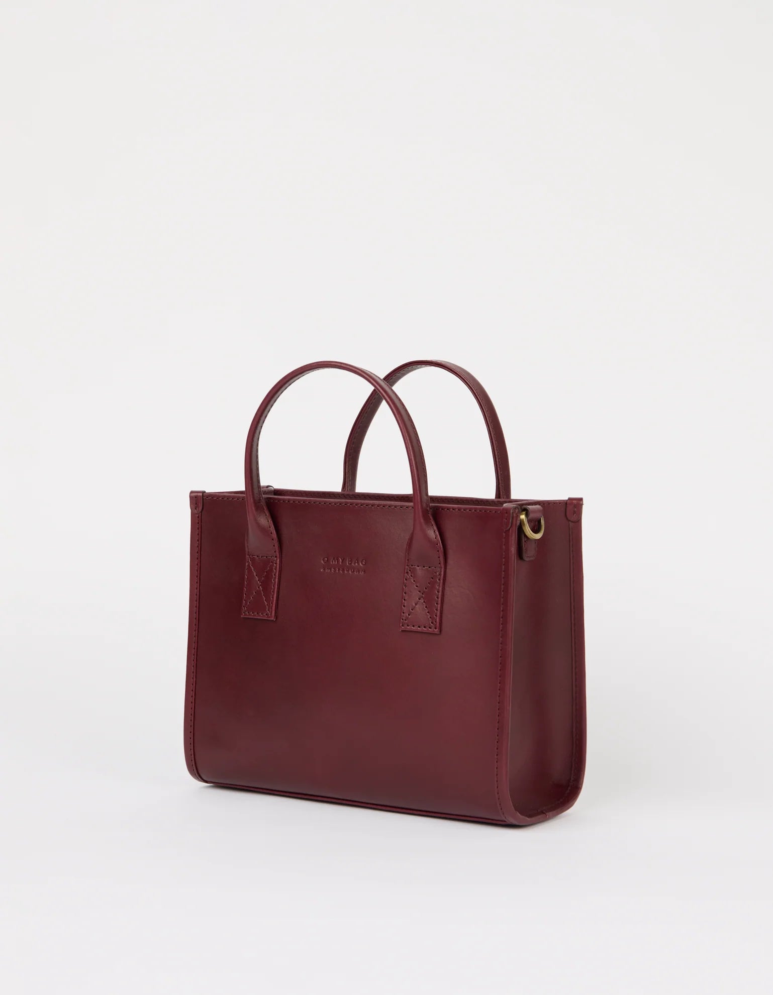 O MY BAG - Jackie Midi - Dark Cherry Classic Leather - WERTE FREUNDE