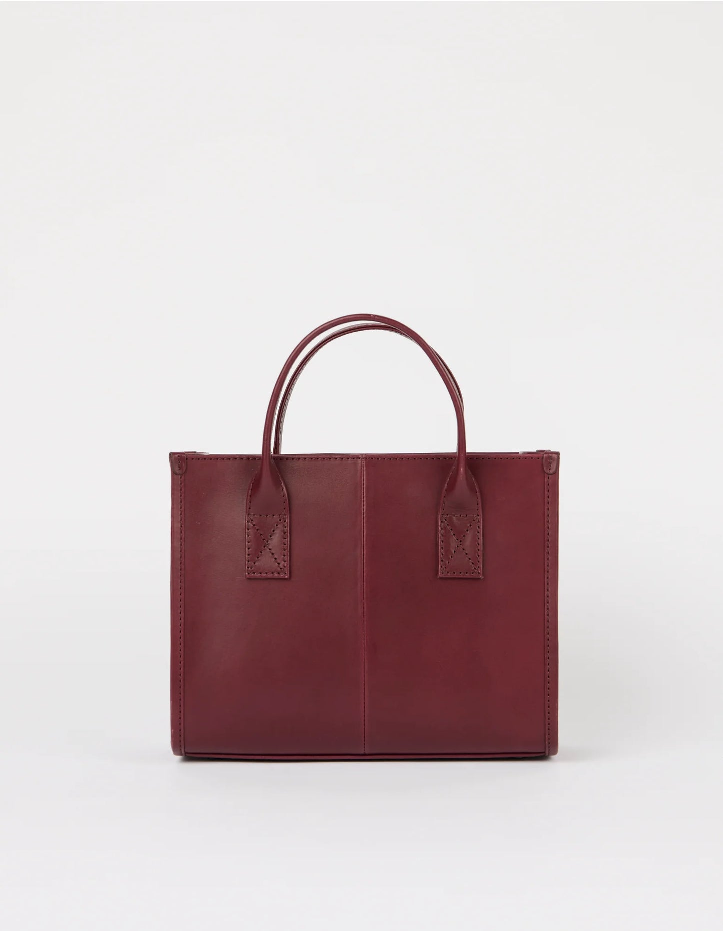 O MY BAG - Jackie Midi - Dark Cherry Classic Leather - WERTE FREUNDE