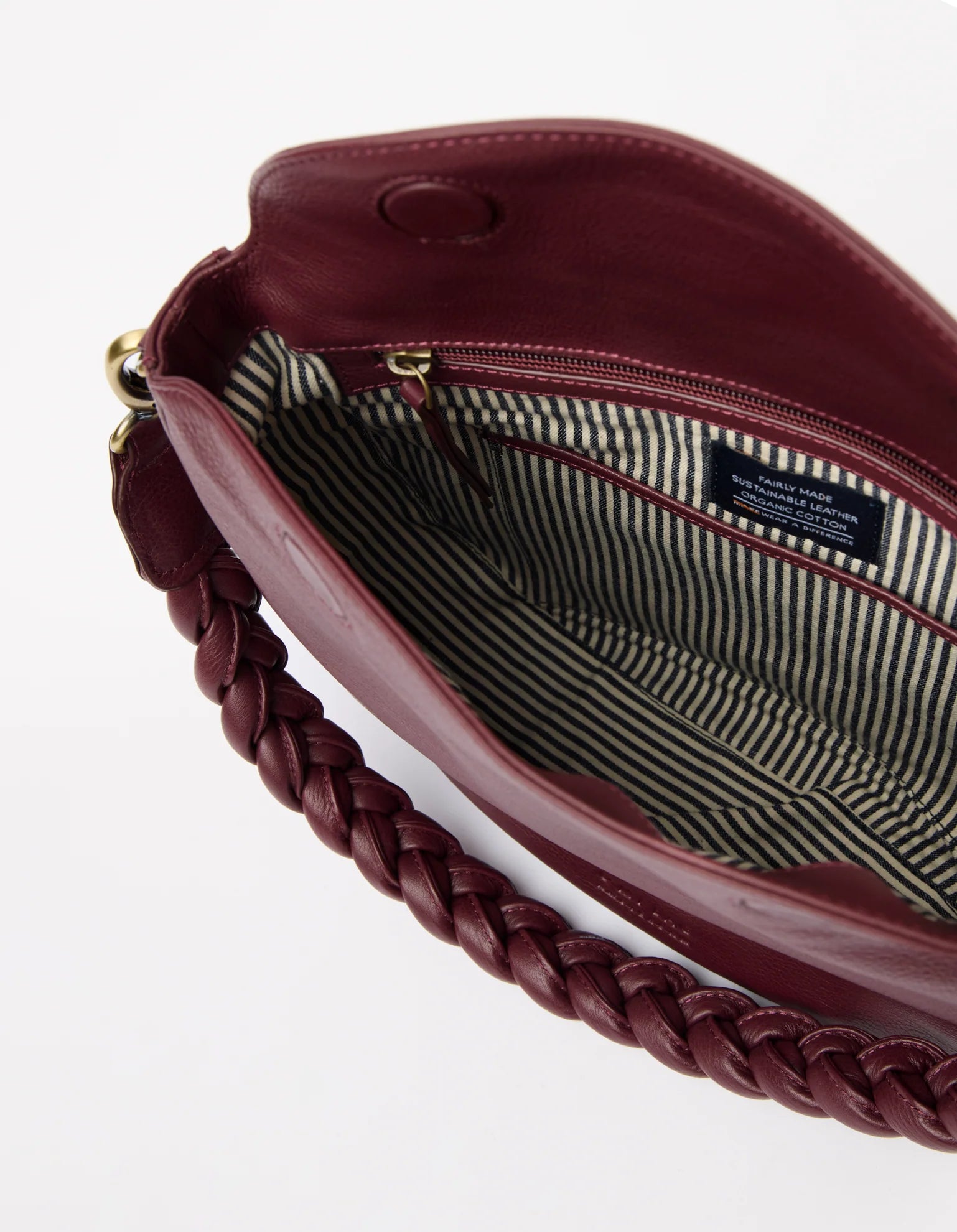 O MY BAG - Lana - Dark Cherry Soft Grain - WERTE FREUNDE