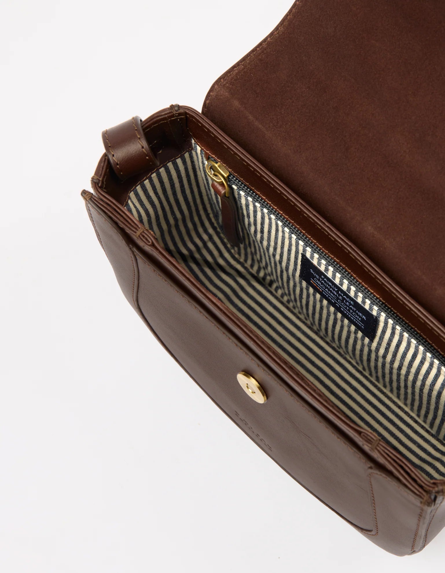 O MY BAG - Nina - Chocolate Classic Leather - WERTE FREUNDE