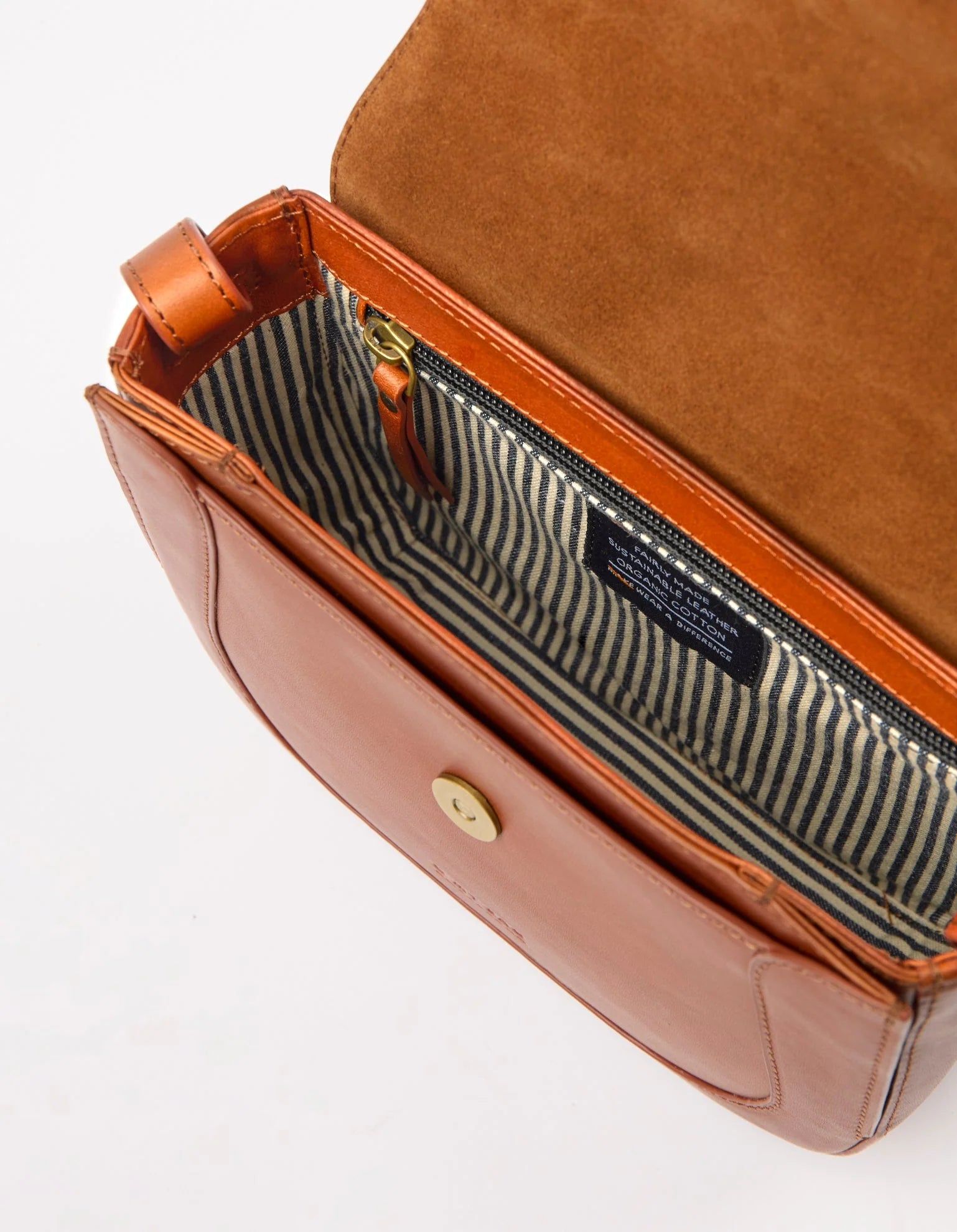 O MY BAG - Nina - Cognac Classic Leather - WERTE FREUNDE