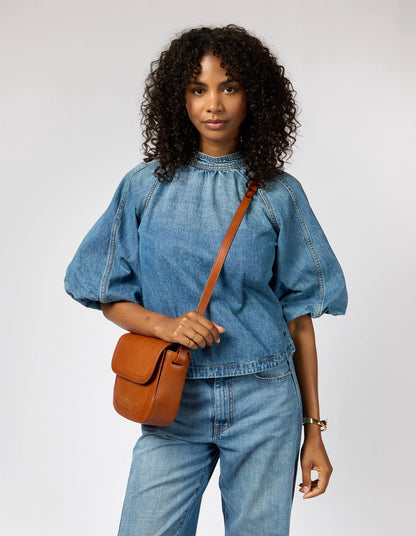 O MY BAG - Nina - Cognac Classic Leather - WERTE FREUNDE