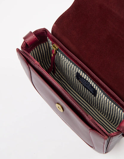 O MY BAG - Nina - Dark Cherry Classic Leather - WERTE FREUNDE