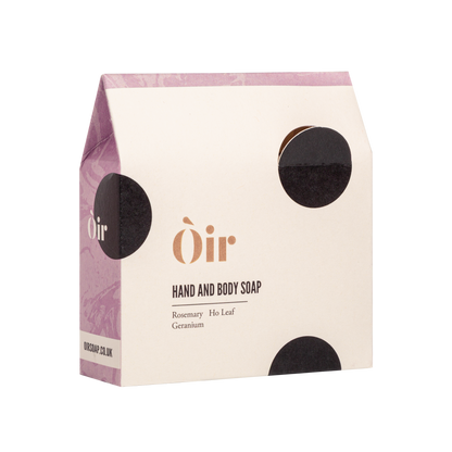 Oir Soap - Seife Rosmarin-Hoblatt-Geranium 160g - WERTE FREUNDE