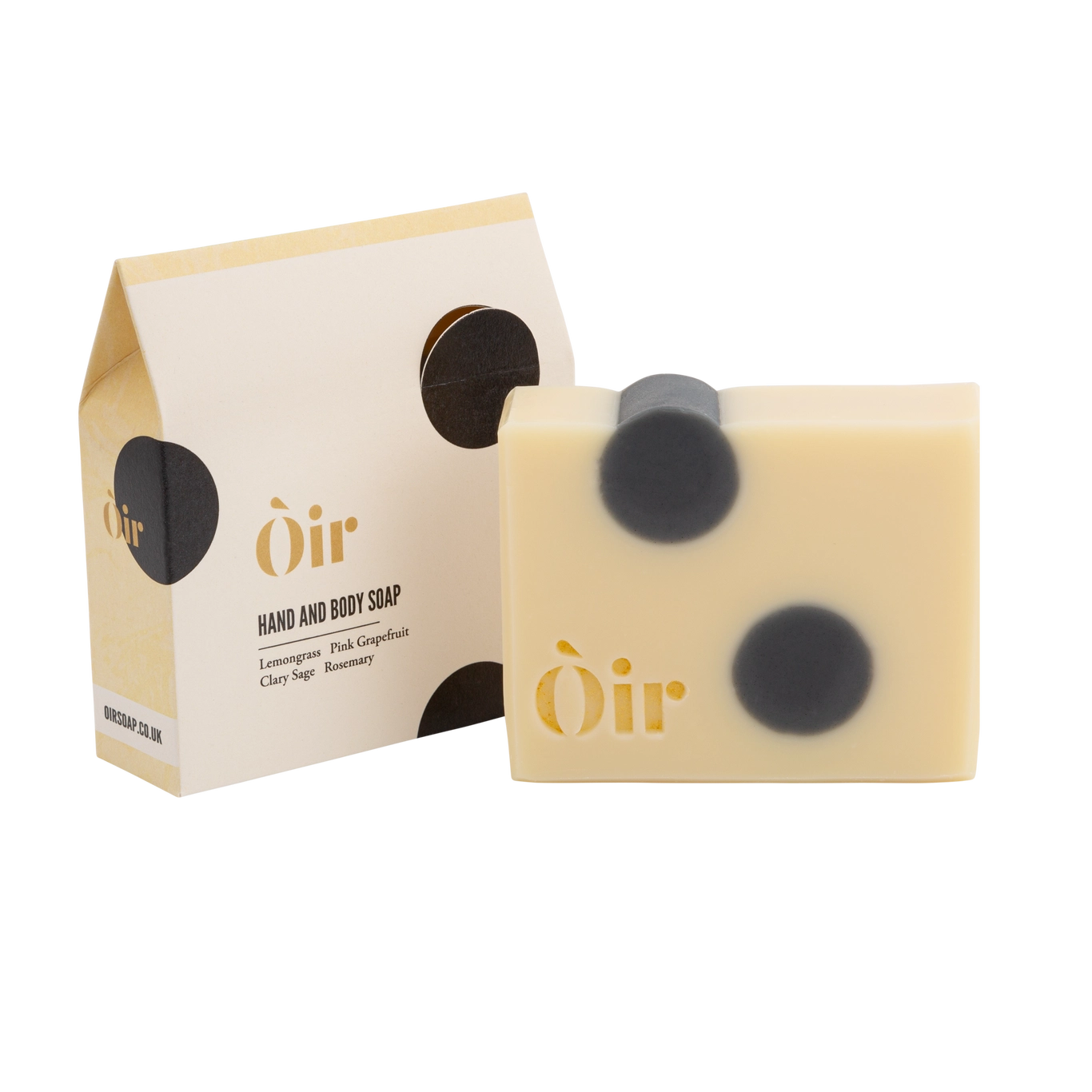 Oir Soap - Seife Zitronengras-Muskatellersalbei-Rosmarin 160g - WERTE FREUNDE