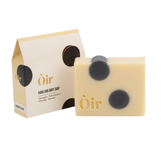 Oir Soap - Seife Zitronengras-Muskatellersalbei-Rosmarin 160g - WERTE FREUNDE