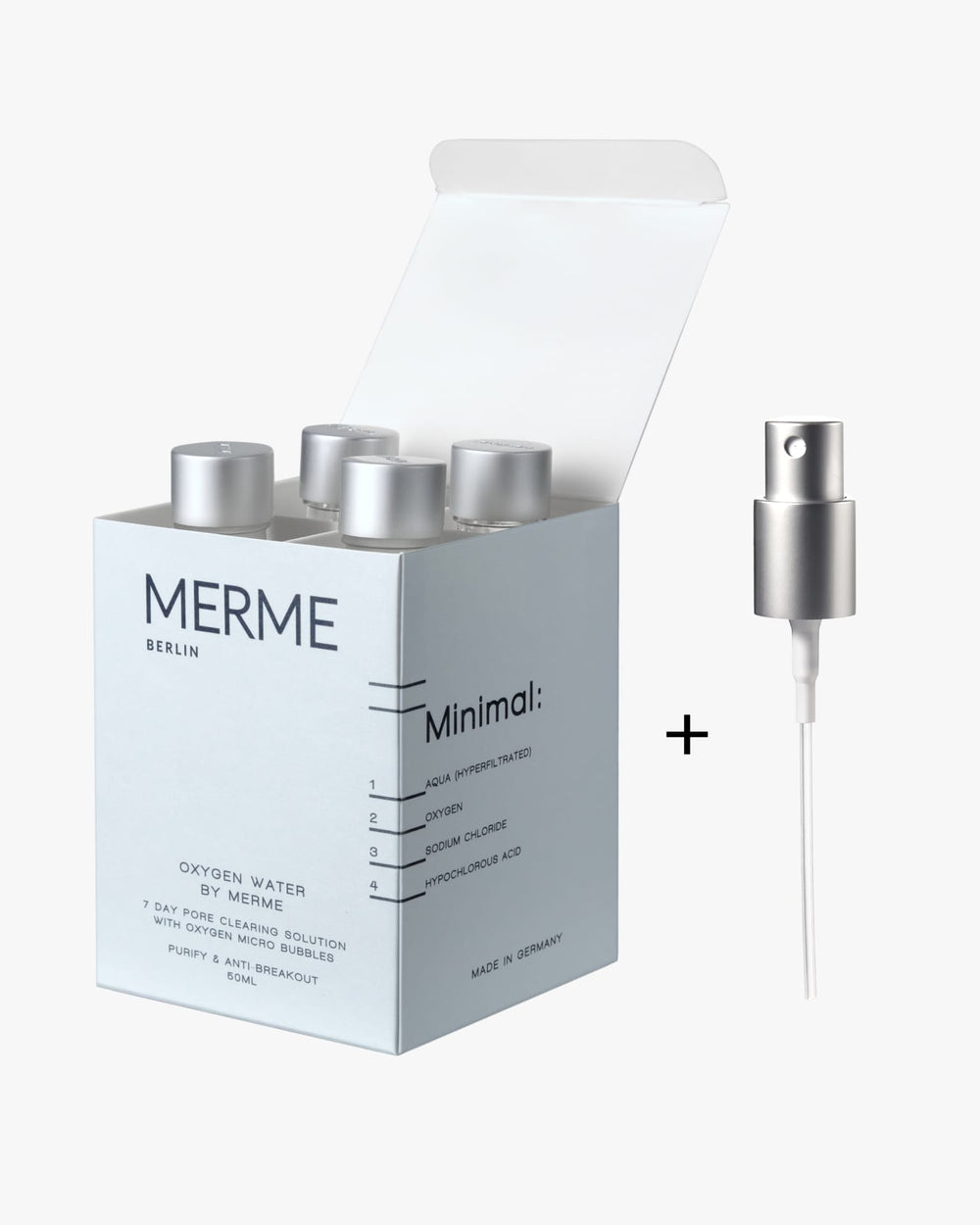 Merme - Oxygen Water 4x50ml - WERTE FREUNDE