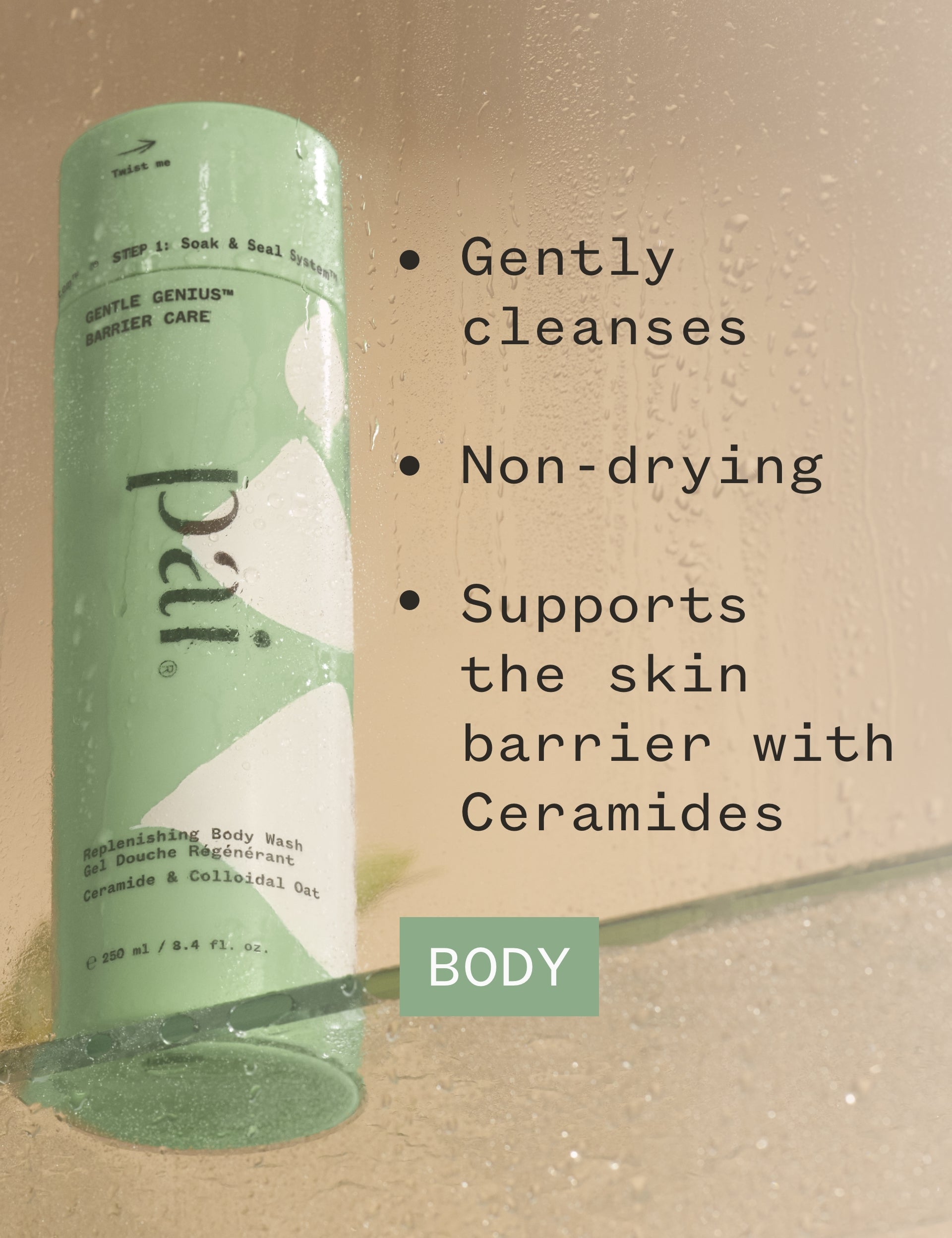 Pai - GENTLE GENIUS™ Barrier Care  Replenishing Body Wash 250ml - WERTE FREUNDE