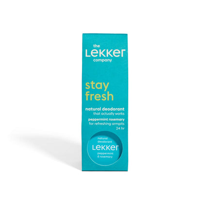 LEKKER - Deocreme stay-fresh Pfefferminze & Rosmarin 30g