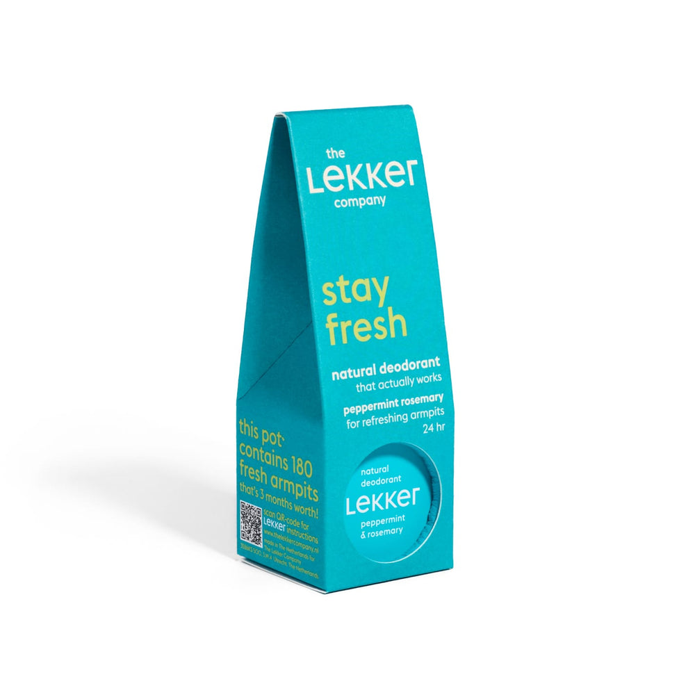 LEKKER - Deocreme stay-fresh Pfefferminze & Rosmarin 30g