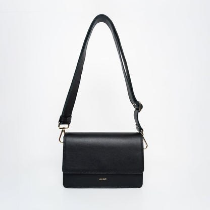 ann kurz - PERFECT SQUA NAPPA BLACK