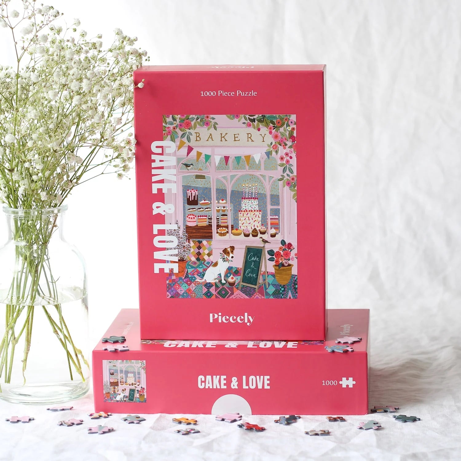 Piecely Puzzles - Puzzle Cake & Love 1000 Teile - WERTE FREUNDE